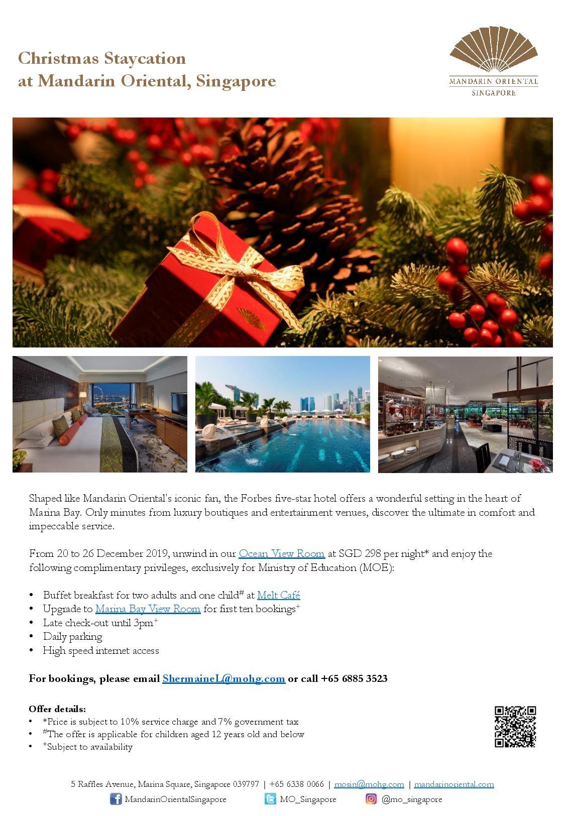 Mandarin Oriental Christmas 2025 Tickets